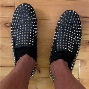 Spiked loafers